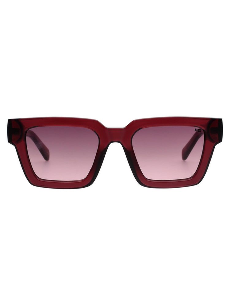 French Connection Unisex UV Protected Rectangle Pink Lens Smoke Sunglasses (50)-picture-32