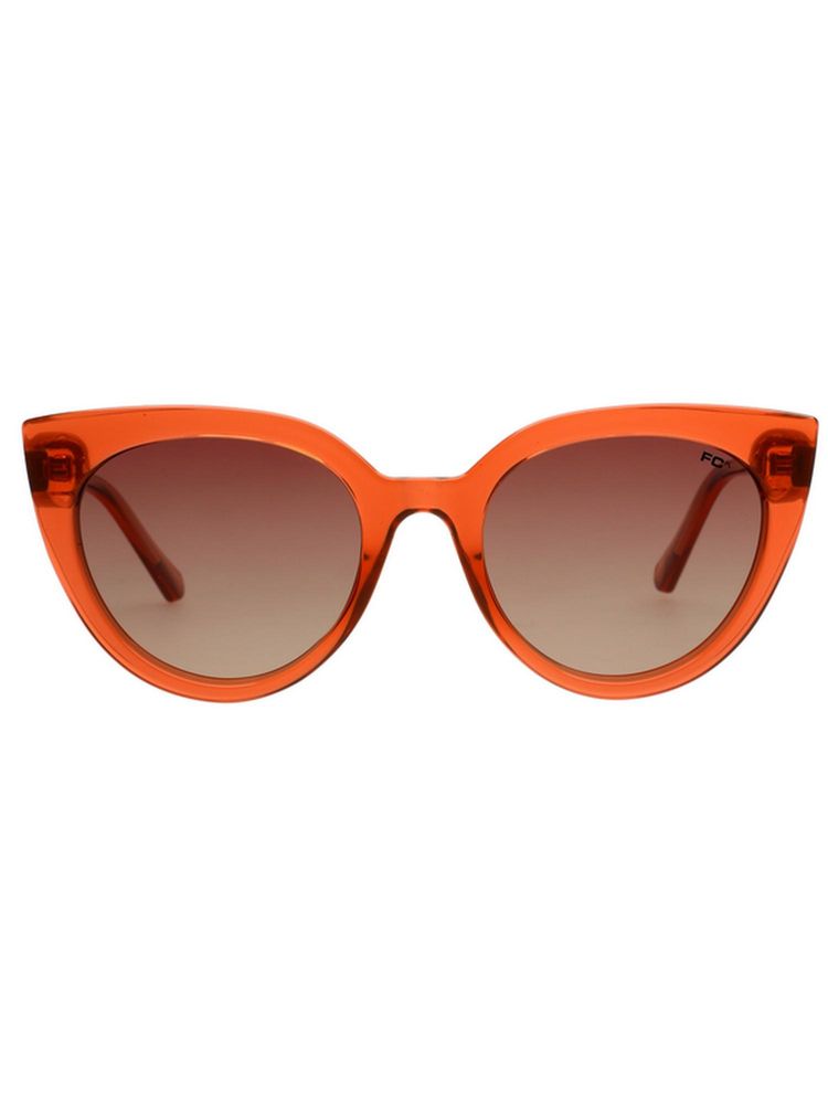 French Connection Women UV Protected Cat Eye Brown Lens Smoke Sunglasses (52)-picture-46