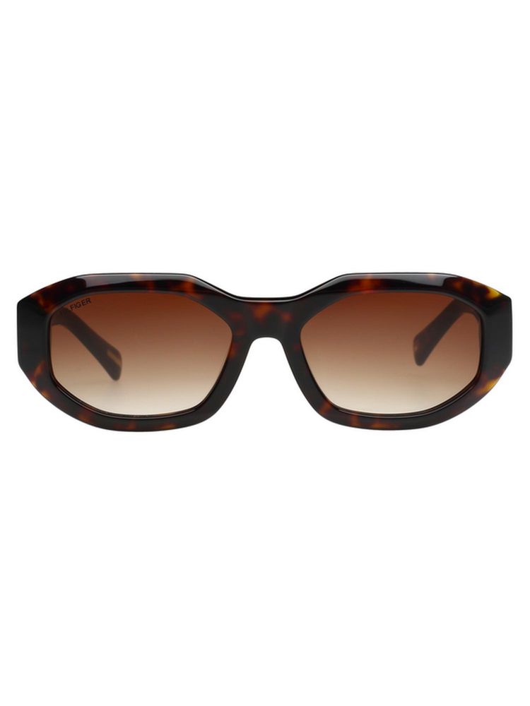 Tommy Hilfiger Women UV Protected Hexagon Brown Lens Gradient Sunglasses (55)-image-6