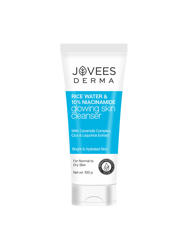 Jovees Derma Rice Face Water 10% Niacinamide Glowing Skin Cleanser-picture-13