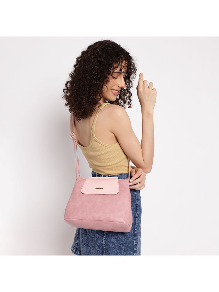 fastrack accessories Fastrack Pink Crossbody Bag for Women-picture-22