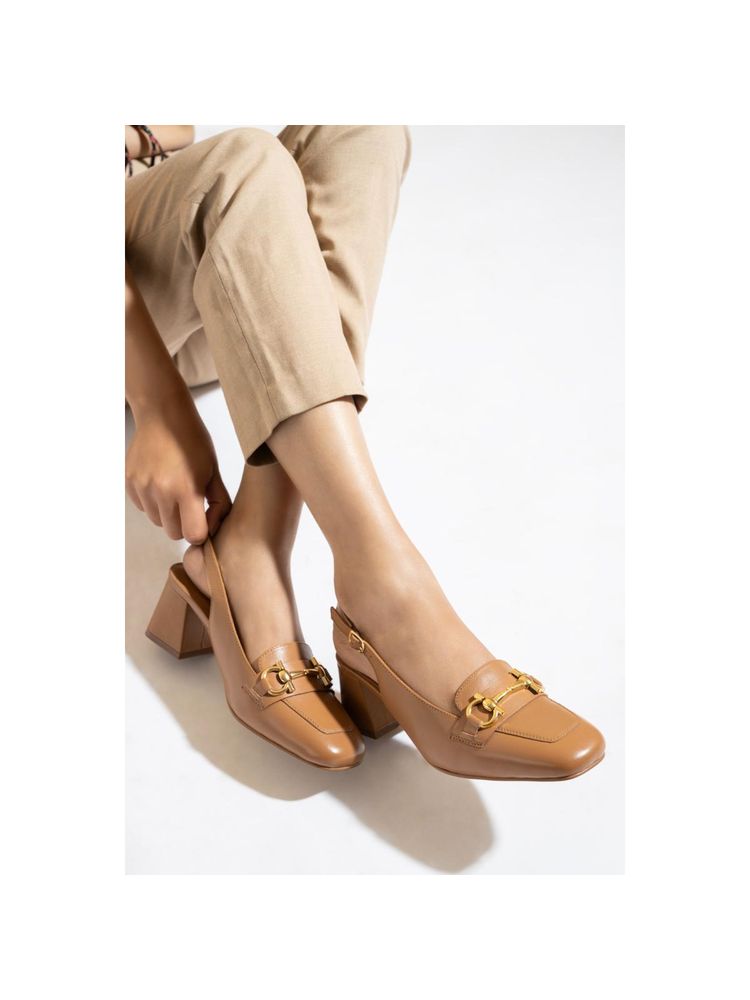 MIORAH Tan Leather Sandal Heels-picture-12