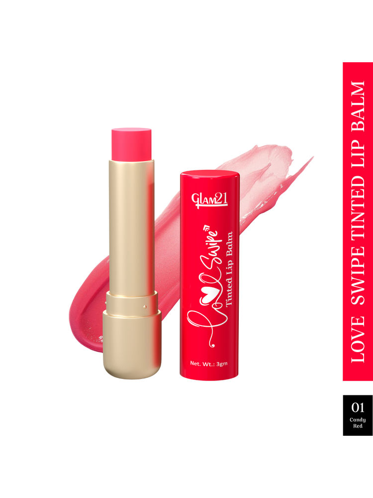 GLAM21 Love Swipe Tinted Lip Balm with Vitamin C, Hyaluronic Acid, Ceramide & SPF 30-picture-3