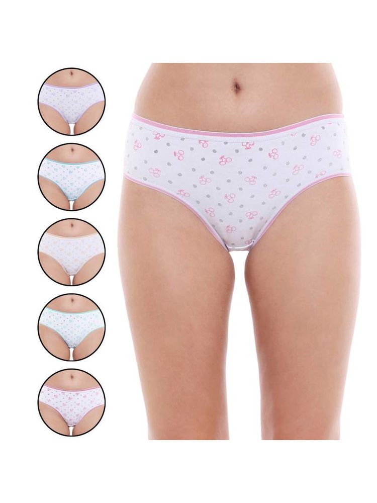 Bodycare Pack of 6 Assorted Premium Cotton Printed Panties-picture-11
