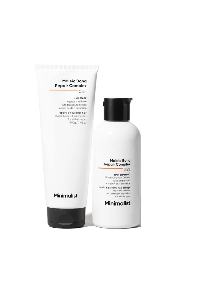 Minimalist Maleic Bond Repair Complex 3.5% Hair Shampoo & 5% Hair Mask-picture-8