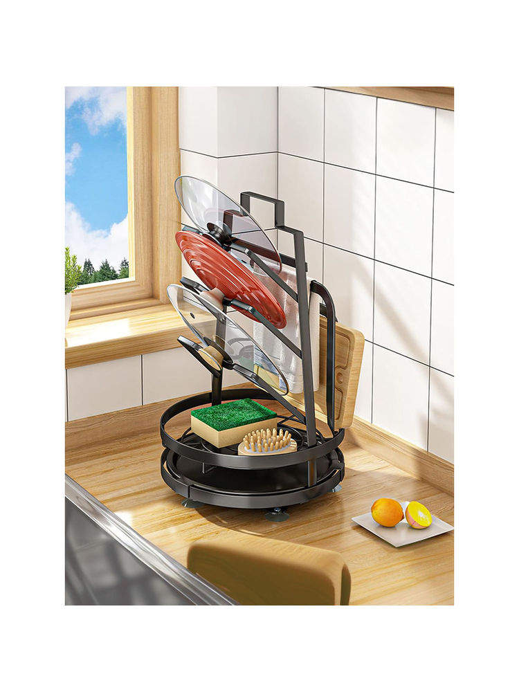 The Better Home Rotatable Lid Rag Holder Black-picture-17