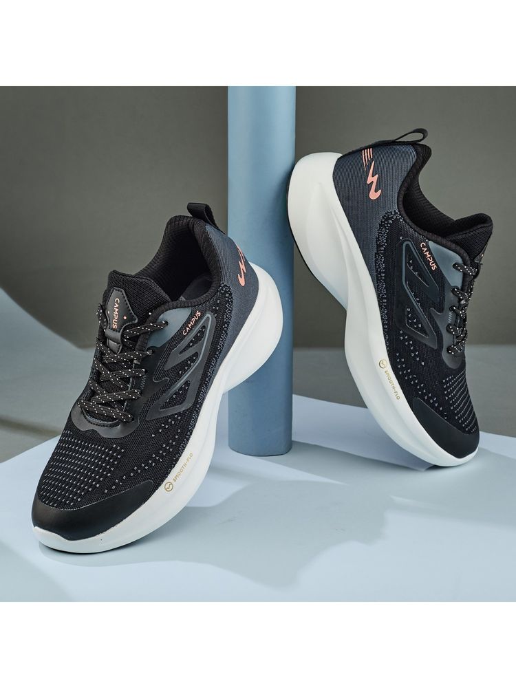 Campus GLIMPSE Black Women Running Shoes-image-22