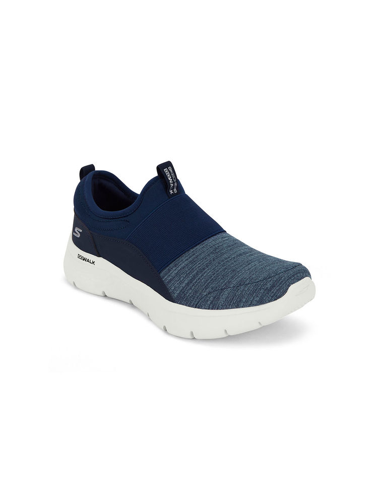 SKECHERS Women Go Walk Flex Navy Blue & White Walking Shoes-picture-25