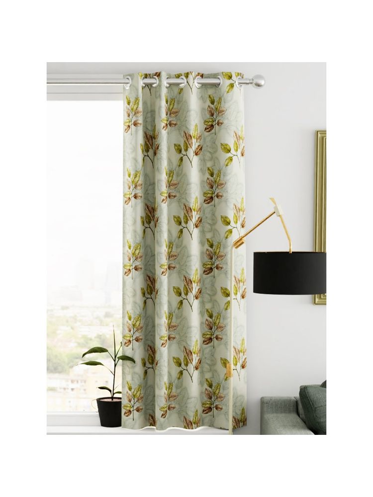 BIANCA Kopa Heavy Duty Polyester Eyelet Curtain 1 Pc Floral Sage-image-17