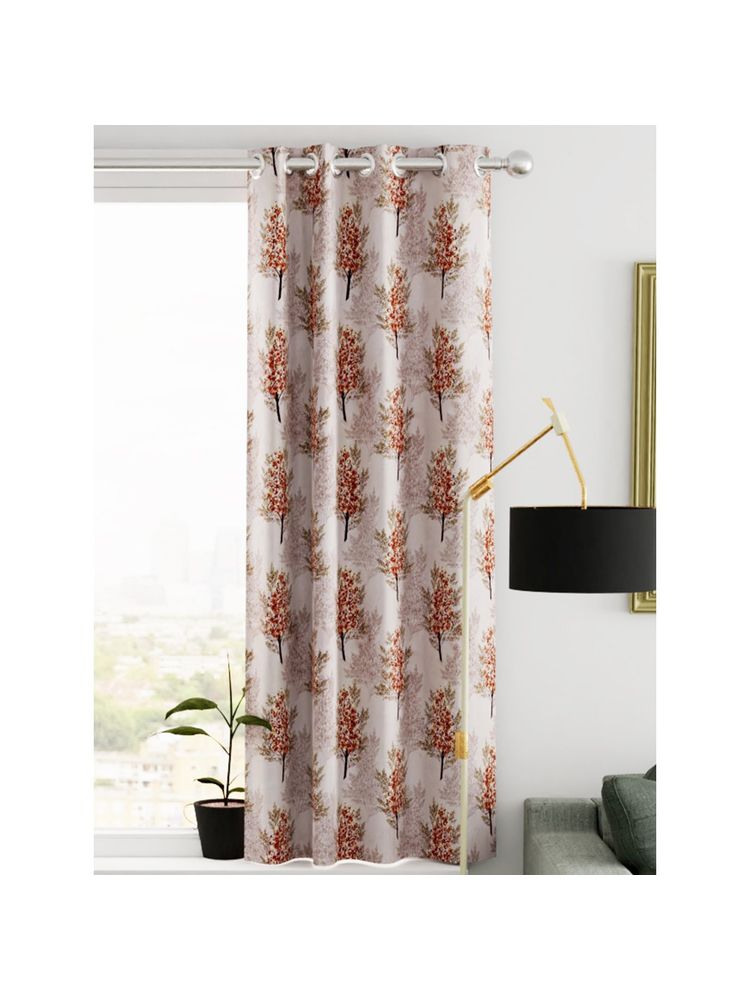 BIANCA Kopa Heavy Duty Polyester Eyelet Curtain 1 Pc Floral Caramel-image-5