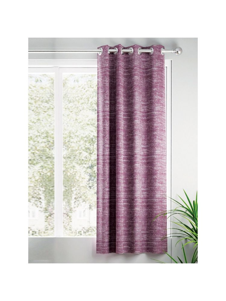BIANCA Jacquard Blackout Eyelet Curtain 1 Pc (Tremezzo) Plum-image-46