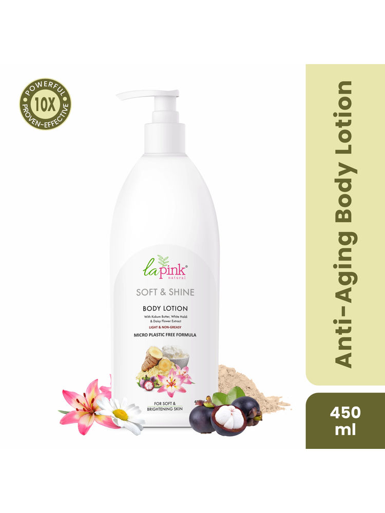 La Pink Young Forever Soft & Shine Body Lotion, Non Greasy 100% Microplastic Free Formula-image-42