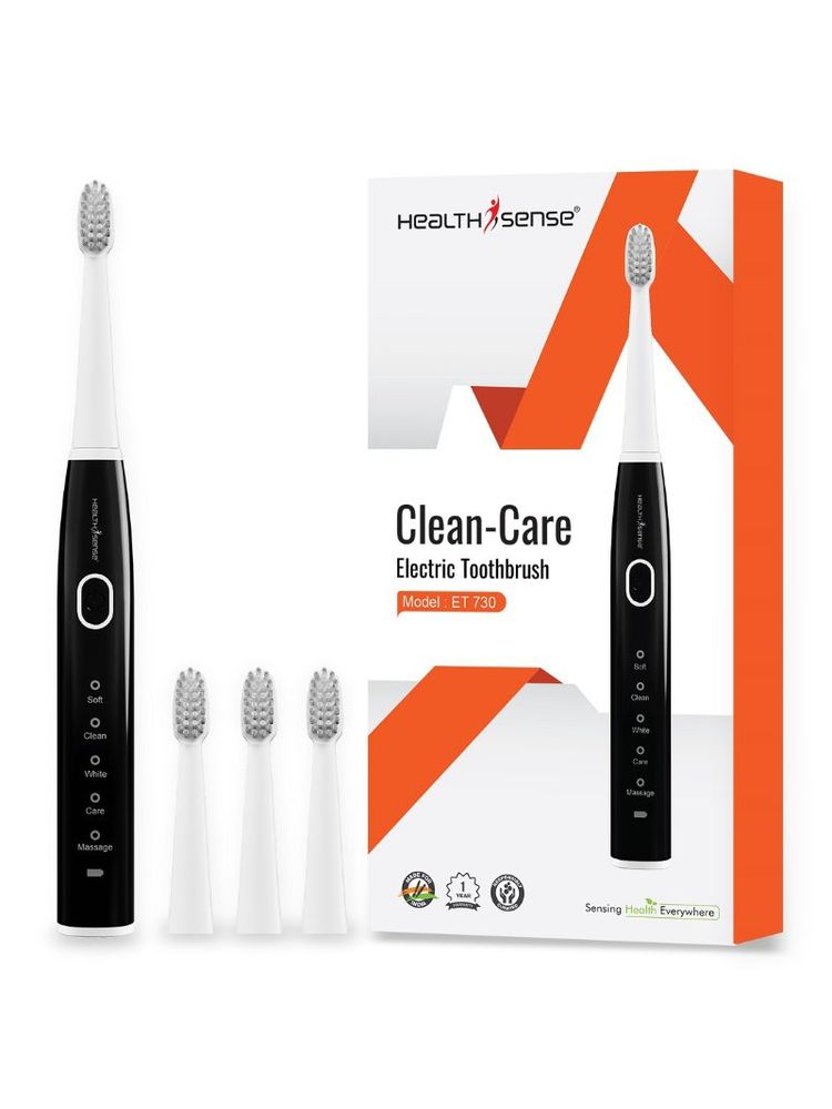 HealthSense Electric Toothbrush Rechargeable Sonic Brush For Adult ET730
