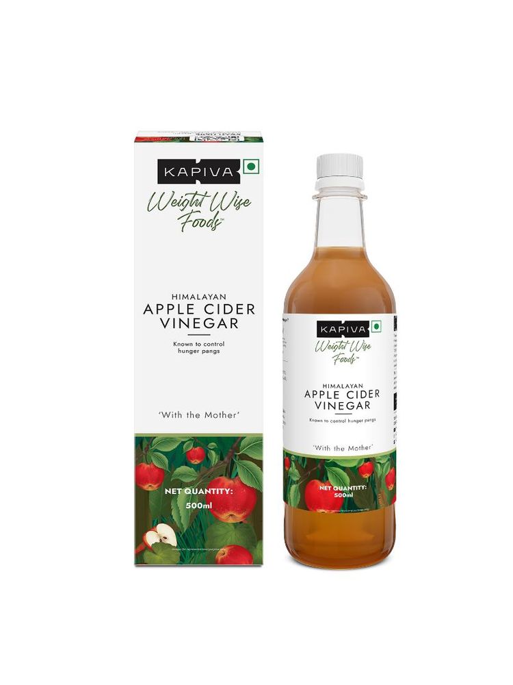 Kapiva Apple Cider Vinegar (ACV) with Mother Vinegar Suitable for Weight Management