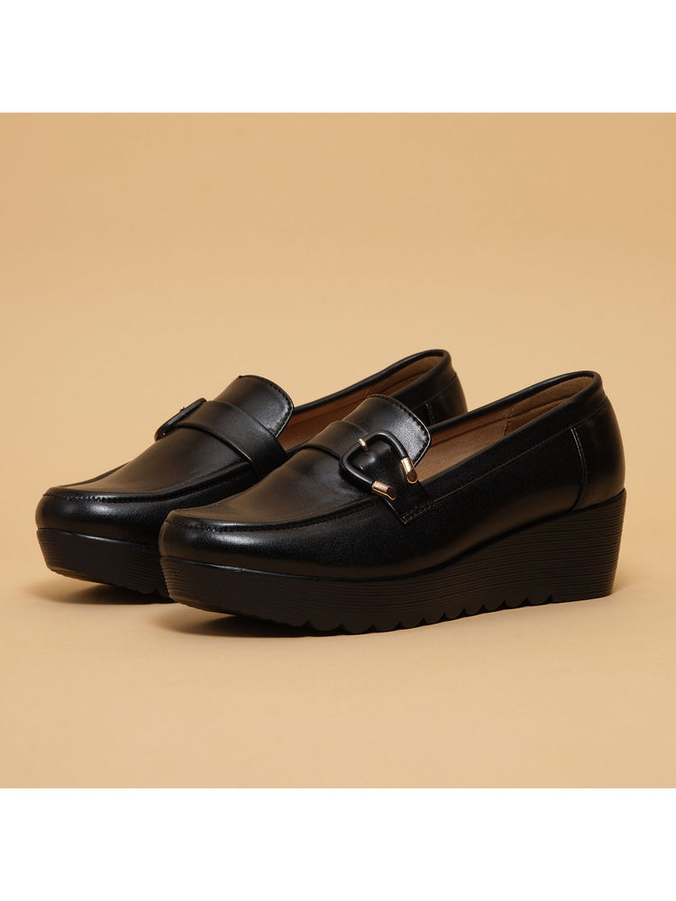Eridani Women Black Casual Loafers-picture-18