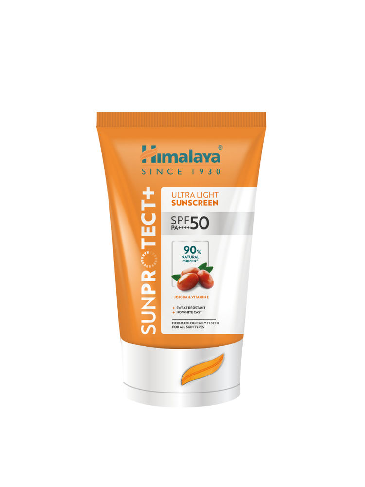Himalaya Sun Protect+ Ultra Light Sunscreen SPF 50 PA++++ Sweat Resistant,100% No White Cast-picture-11