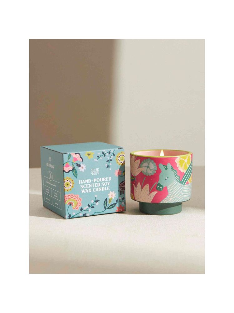 Chumbak Small Ceramic Jar Candle- Jasmine Tea-image-16