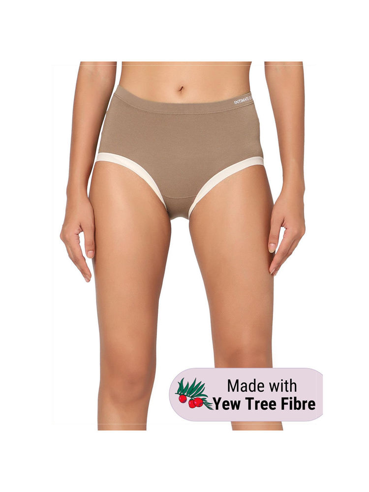 INTIMATE QUEEN Pregnancy Bliss Yew Tree Bae Super Soft PH Balancing Brown Hipster Underwear-image-48