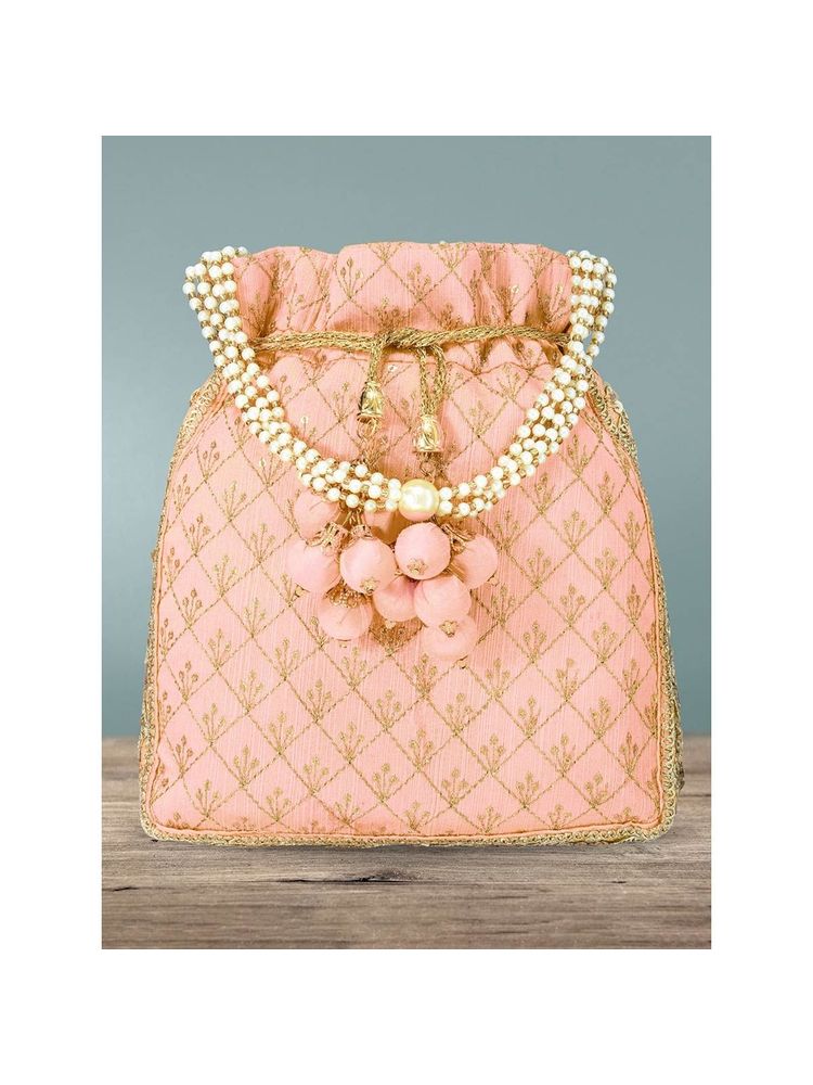 Peora Potli Bags for Women Evening Bag Clutch Ethnic Bride Purse with Drawstring -P26PCH