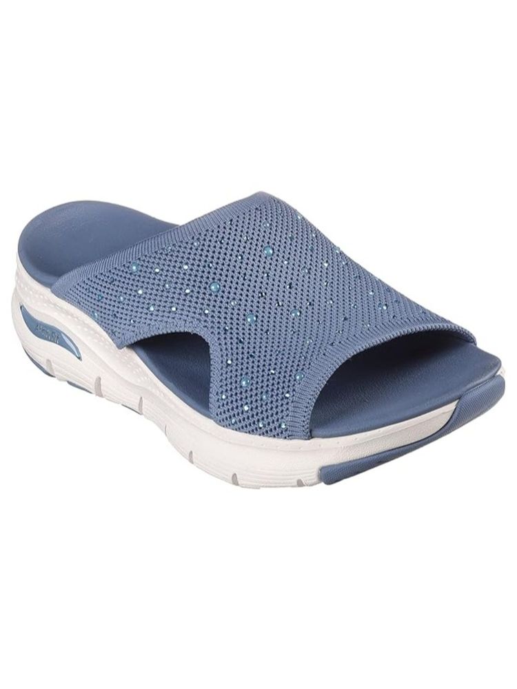 SKECHERS Women Blue Arch Fit Sandals