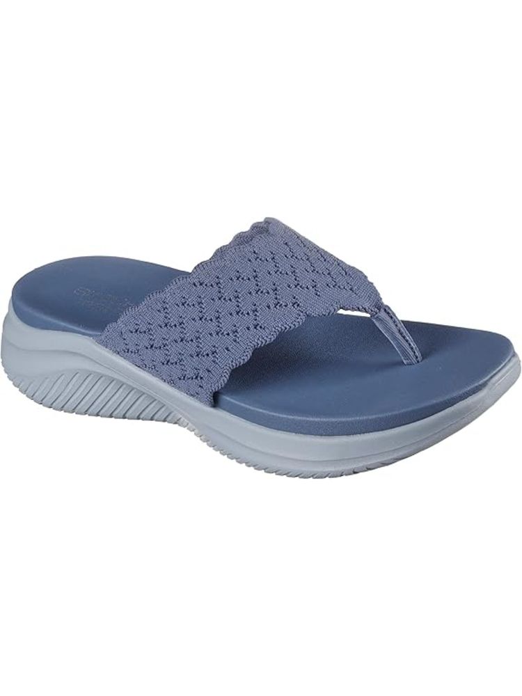 SKECHERS Women Blue Ultra Flex 3.0 Sandal - Rhythm Waves Sandals-picture-19