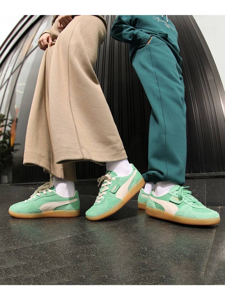 Puma Green Palermo Vintage Sneakers