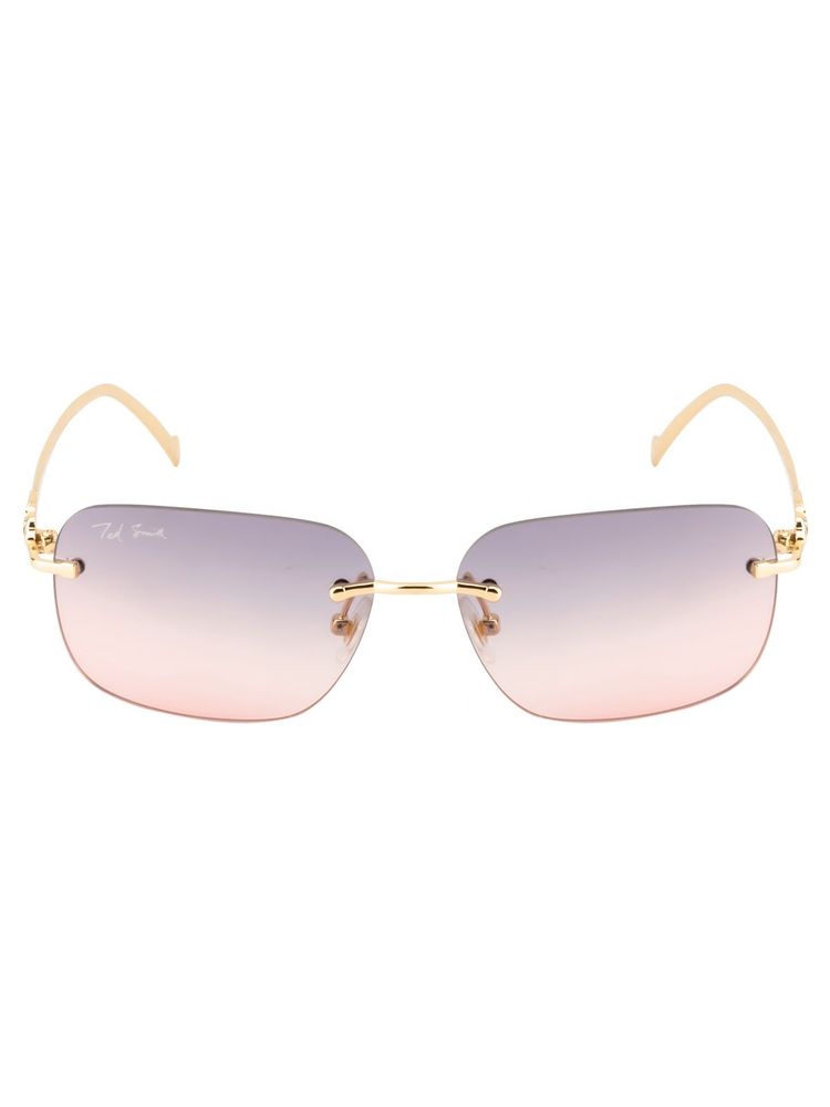 TED SMITH UV Protection Square Sunglasses Stylish Trending For Men Women Panther-C6 53-picture-27