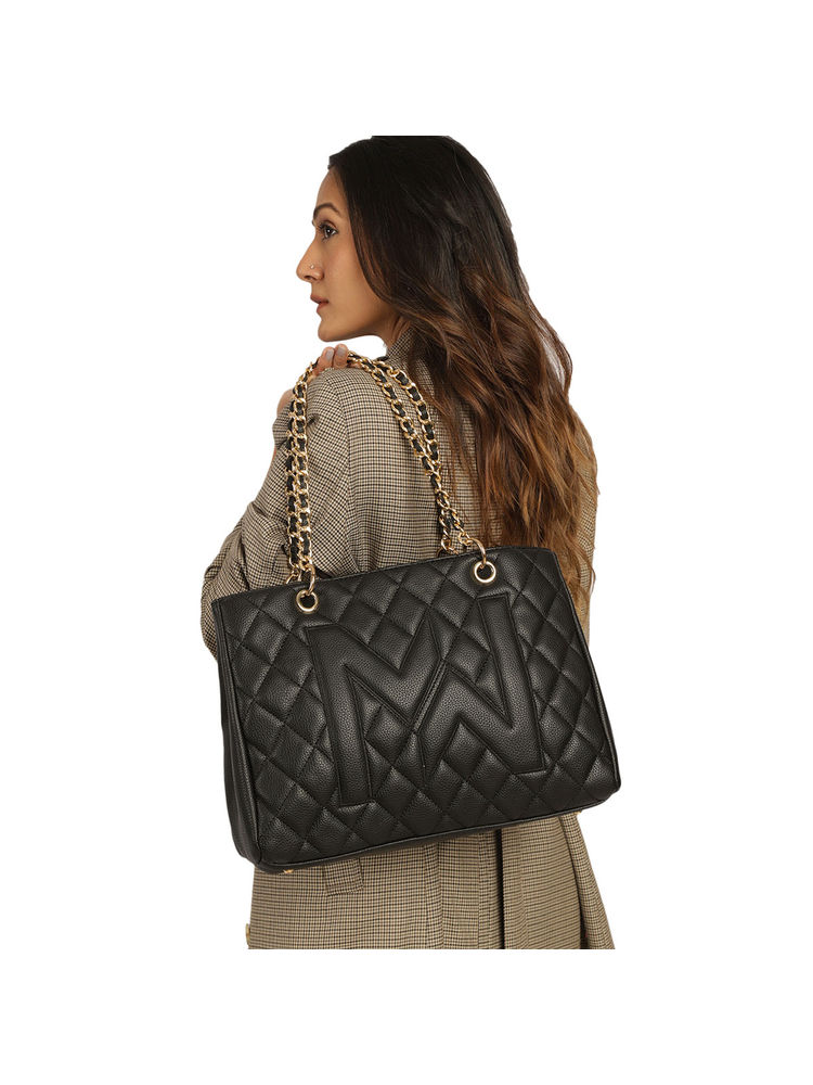 MINI WESST Women's Black Tote Bag-picture-41