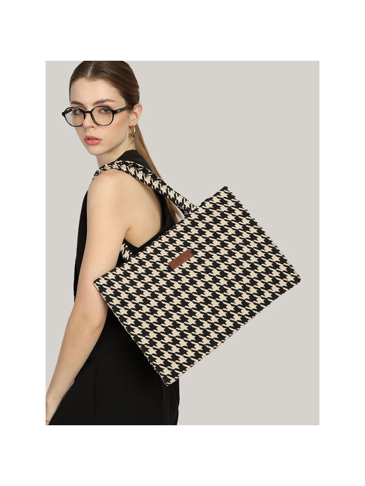 MINI WESST Women's Black Tote Bag