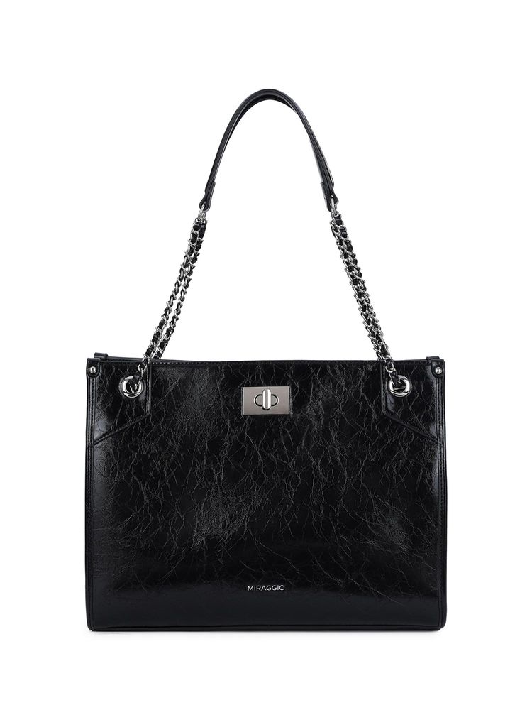 MIRAGGIO Zendaya Tote Bag-Black (Large)-image-1
