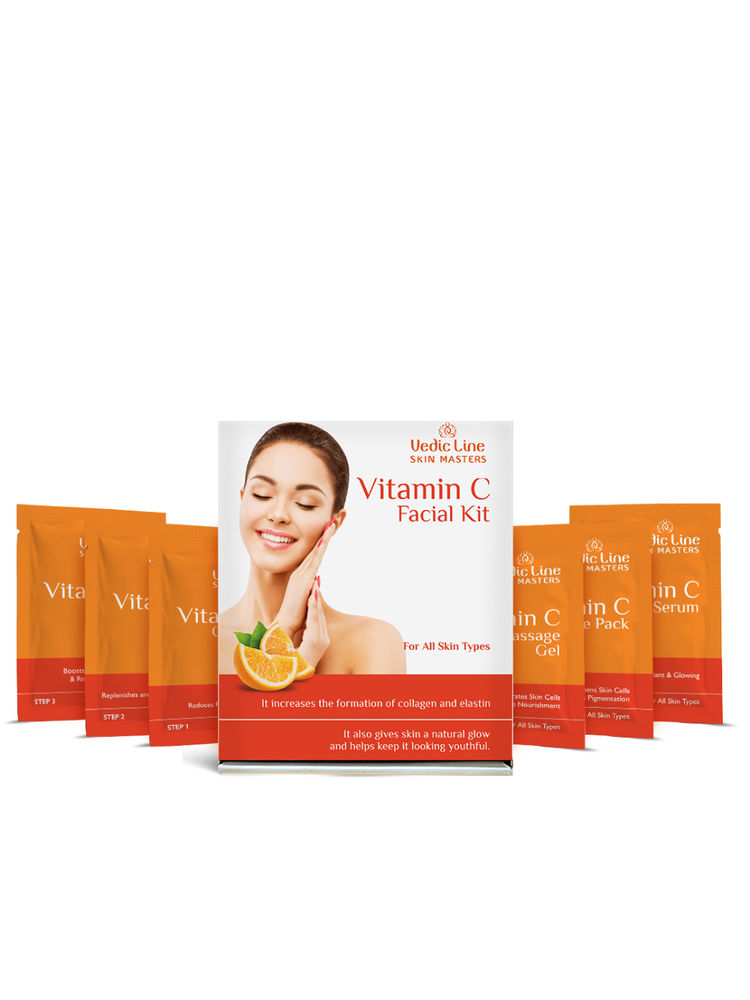 Vedic Line Vitamin C Facial Kit - 6 Pcs-picture-15