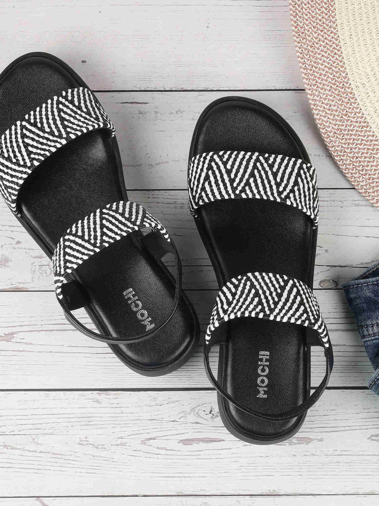 Mochi Women Black Casual Wedges Heels-image-34