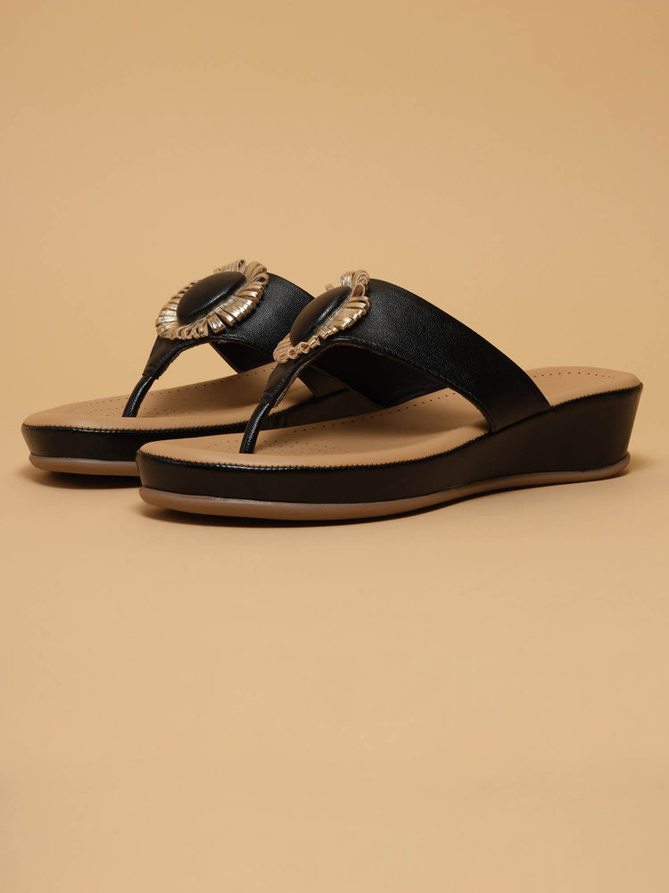 Eridani Bonita Black Casual Sandals-picture-22
