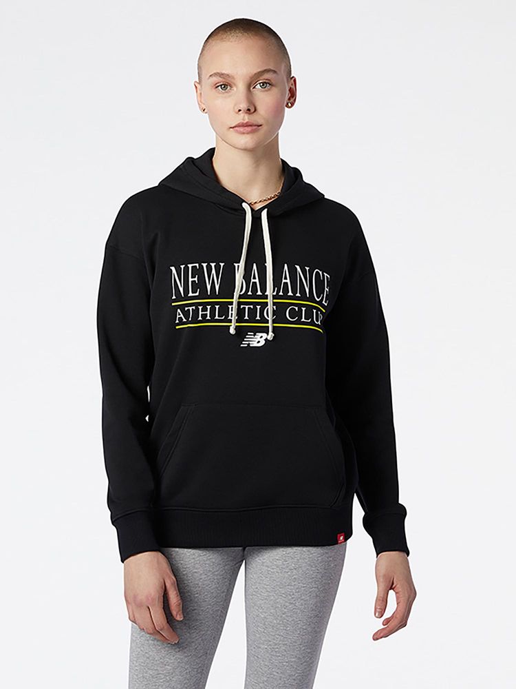 New Balance Black Typography Hooded Hoodie-picture-22