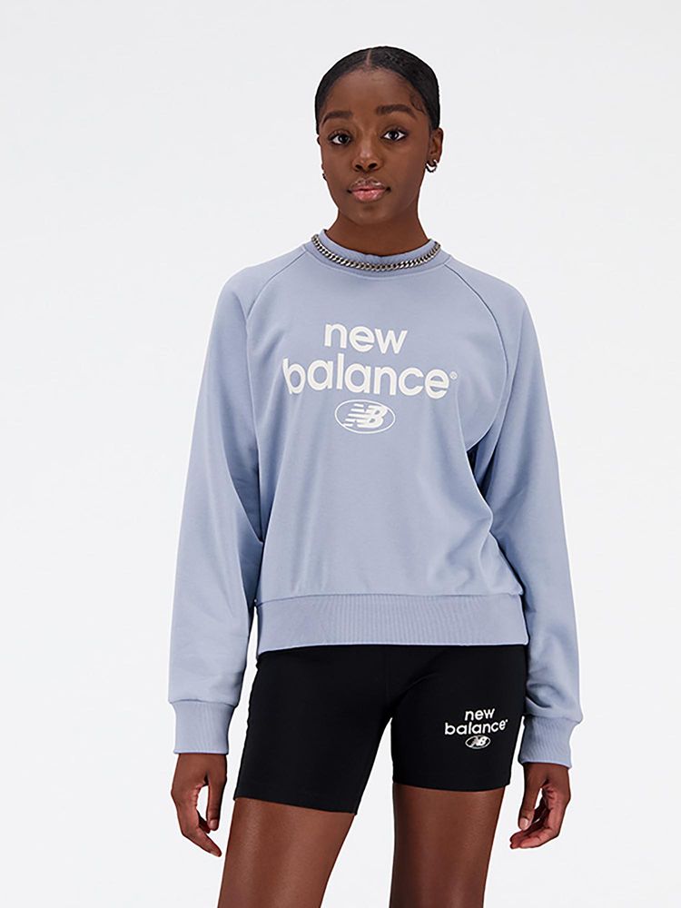New Balance Blue Typography Round Neck Sweatshirt-picture-10
