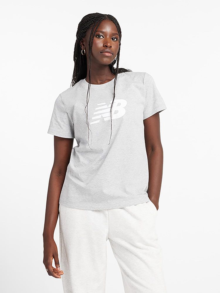 New Balance Grey Typography Round Neck T-Shirt-picture-20