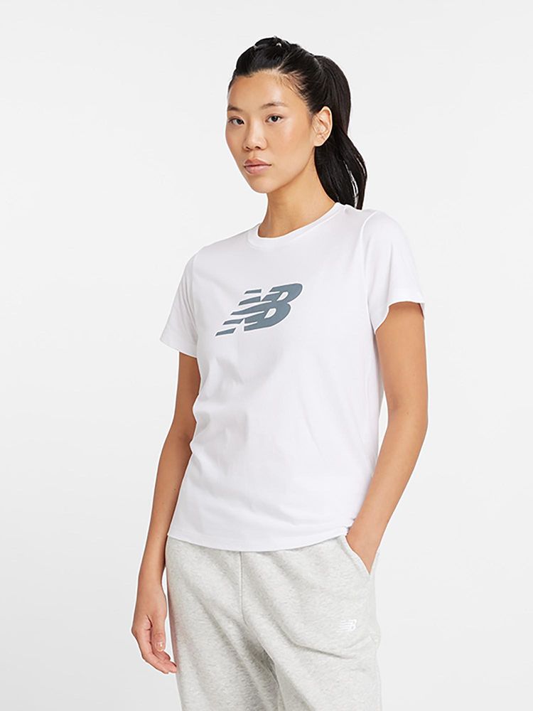 New Balance White Typography Round Neck T-Shirt-picture-28