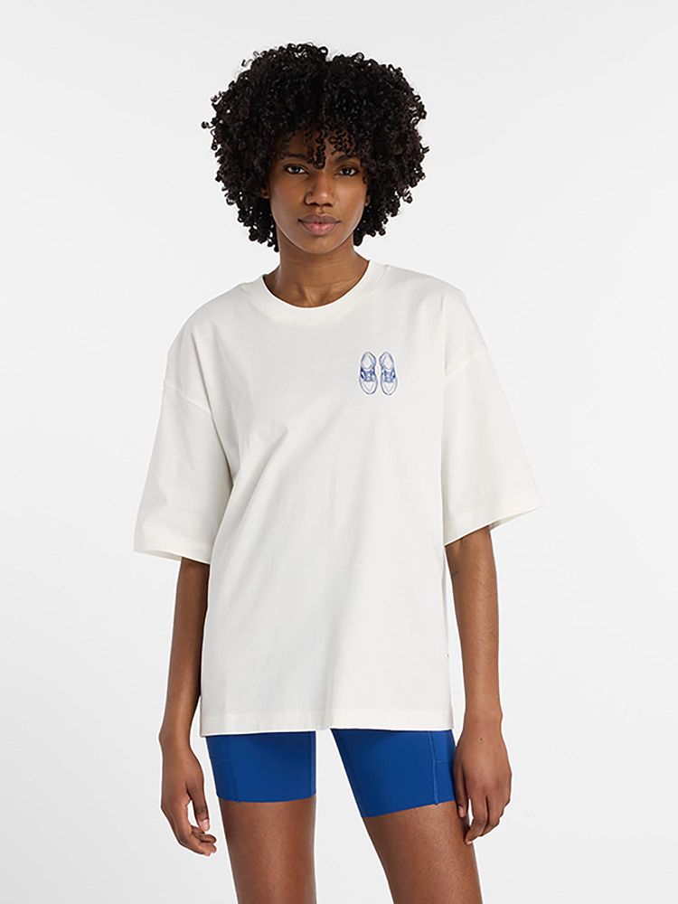 New Balance White Printed Round Neck T-Shirt-picture-13
