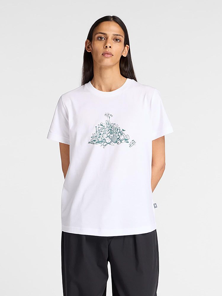 New Balance White Printed Round Neck T-Shirt-picture-16