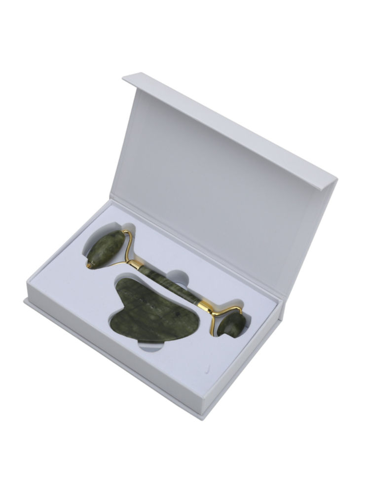 OROSSENTIALS Jade Face Roller & Gua Sha Face & Neck Massager Kit-image-26