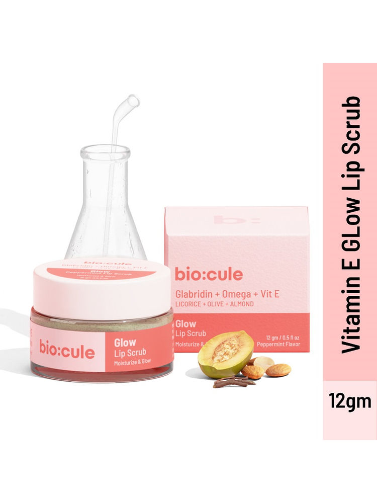 Biocule Vitamin E Glow Lip Scrub Balm For Bright & Glowing Lips With Peppermint-image-36
