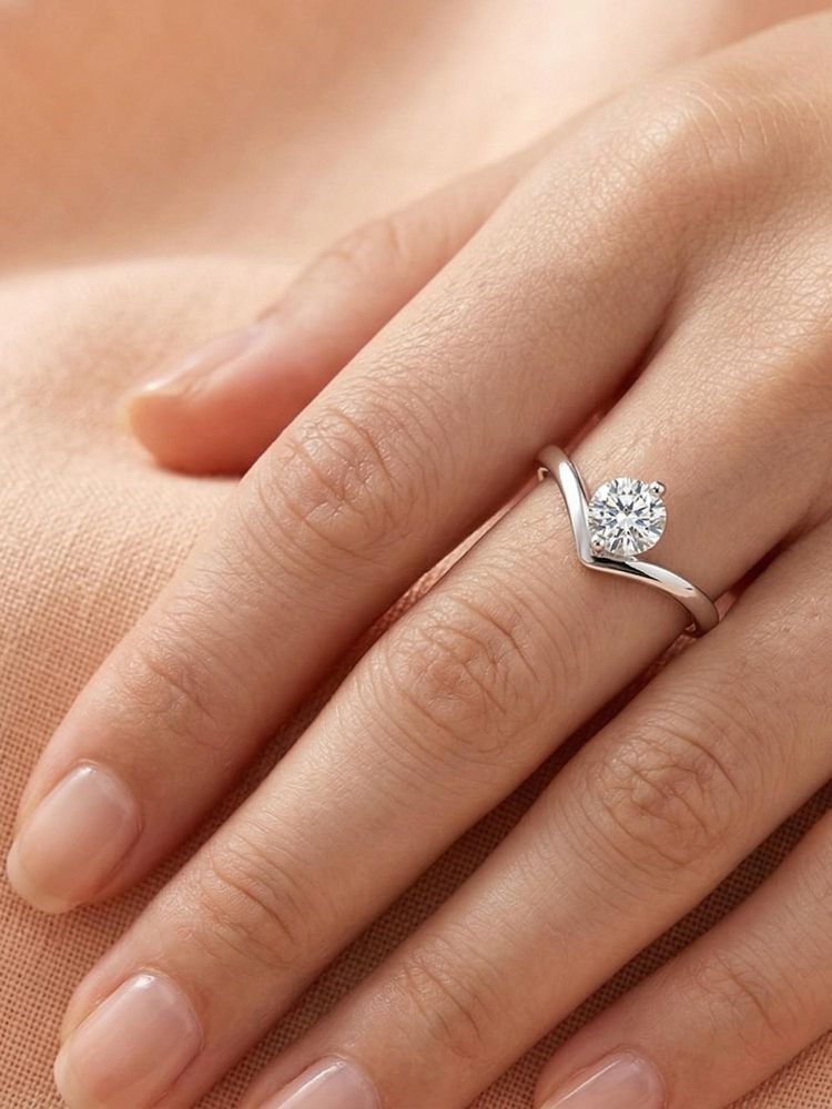 925 SILLER Pure The Lumina Wishbone Ring-picture-8