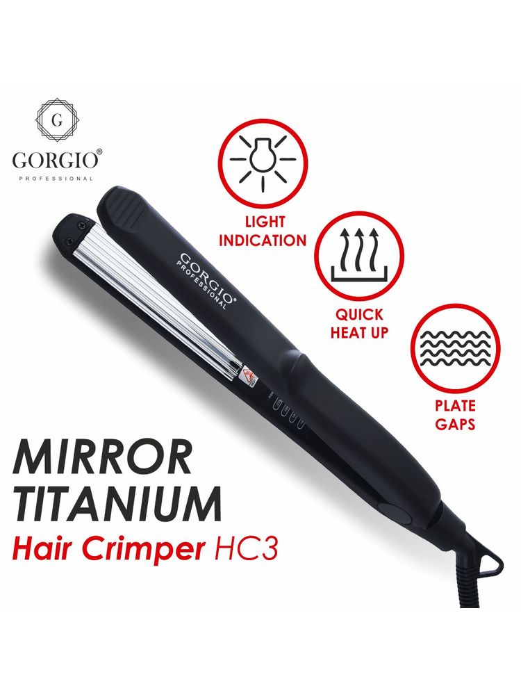 Gorgio Professional Premium titanium plate HairCrimper HC 03-picture-14