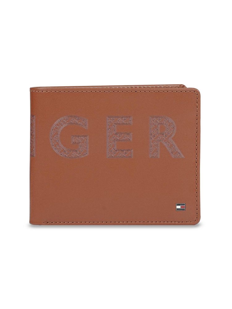 Tommy Hilfiger Mens Leather Passcase Wallet Anapolis - Tan-image-19