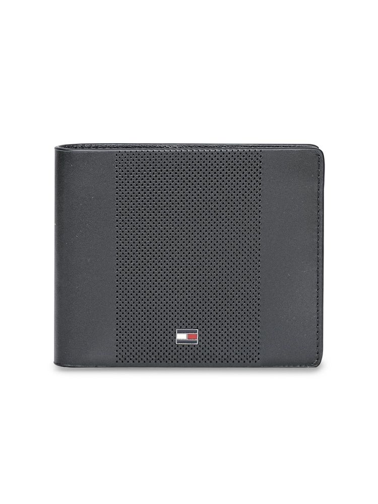 tommy hilfiger accessories Tommy Hilfiger Mens Leather Global Coin Wallet Passos - Black-picture-19