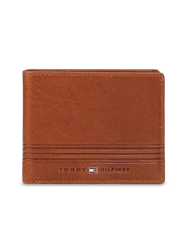 tommy hilfiger accessories Tommy Hilfiger Mens Leather Passcase Wallet Prastio - Tan-picture-37