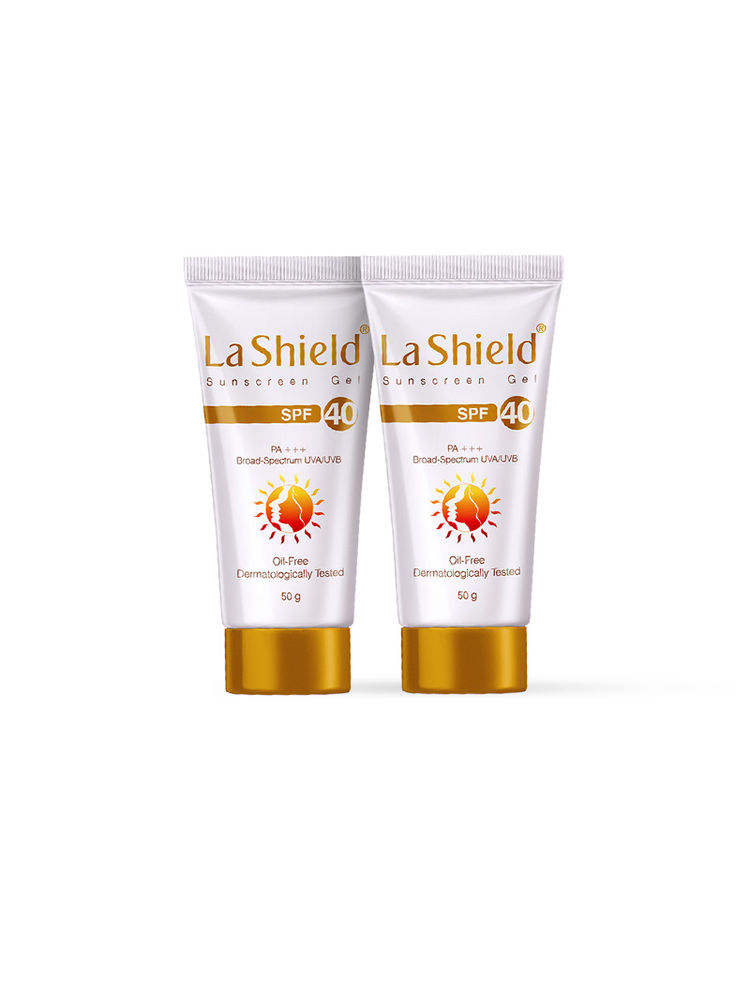 La Shield Sunscreen Gel SPF 40 PA+++ Super Matte Finish - Bestseller Value Pack