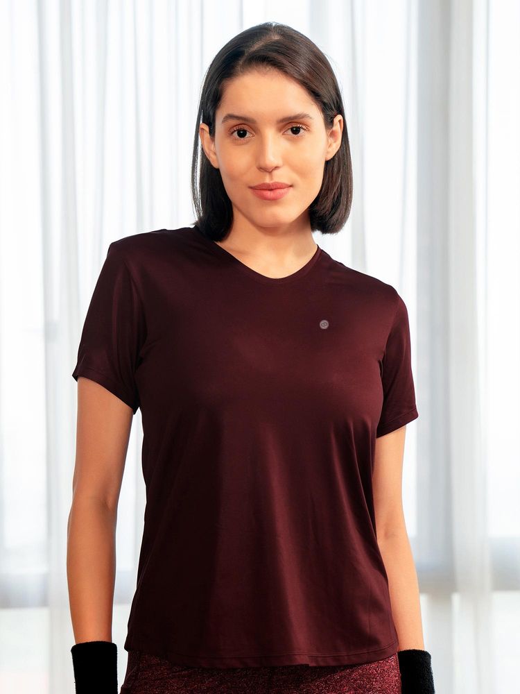 SOIE Women Basic Crew Neck Training T-Shirt-picture-17