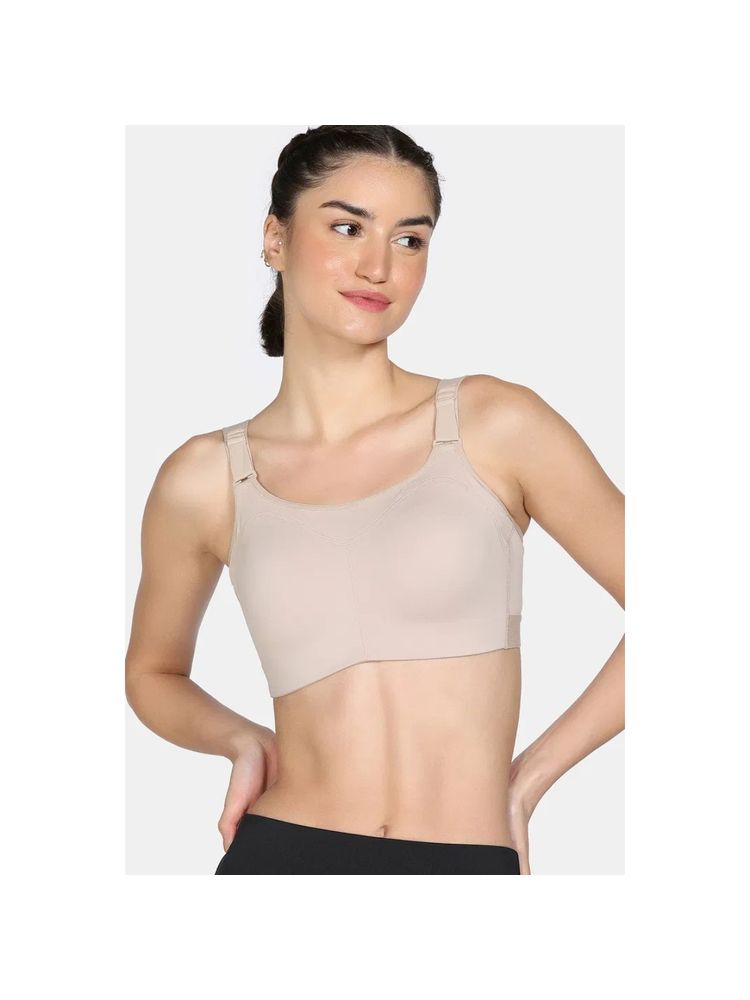 Zivame Zelocity High Impact Quick Dry Sports Bra - Moon Light-image-44