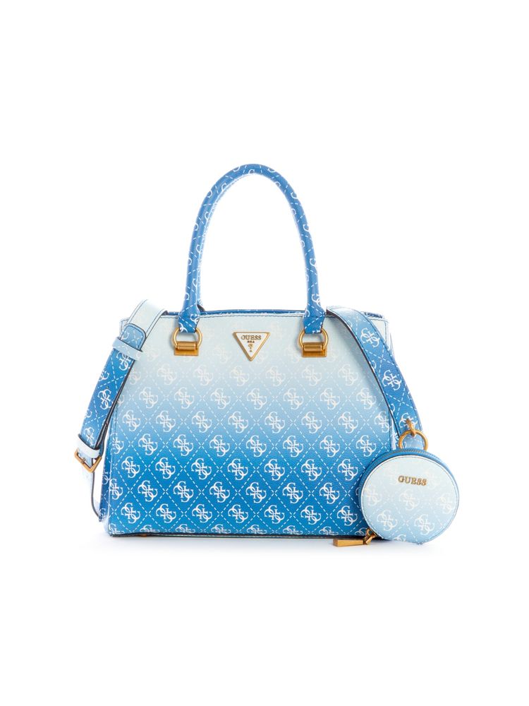 Guess Blue Alexie Girlfriend Satchel Bag-image-19